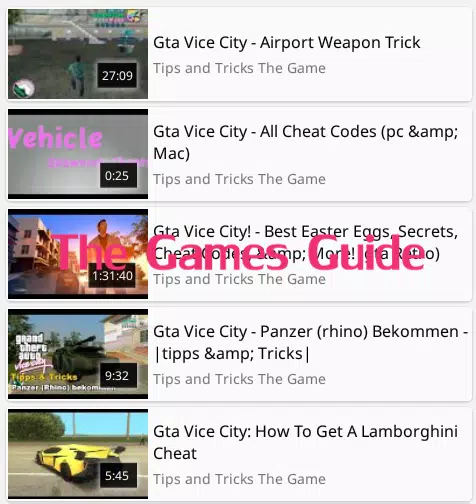 New Grand Theft Auto: Vice City Guide APK for Android Download