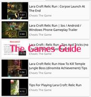 Guide Lara Croft Relic Run Affiche