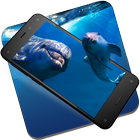 Dolphins Underwater Live WP-icoon