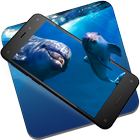 Dolphins Underwater Live WP ikona