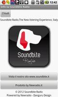 Soundbite Radio captura de pantalla 1