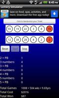Lottery Simulator اسکرین شاٹ 1