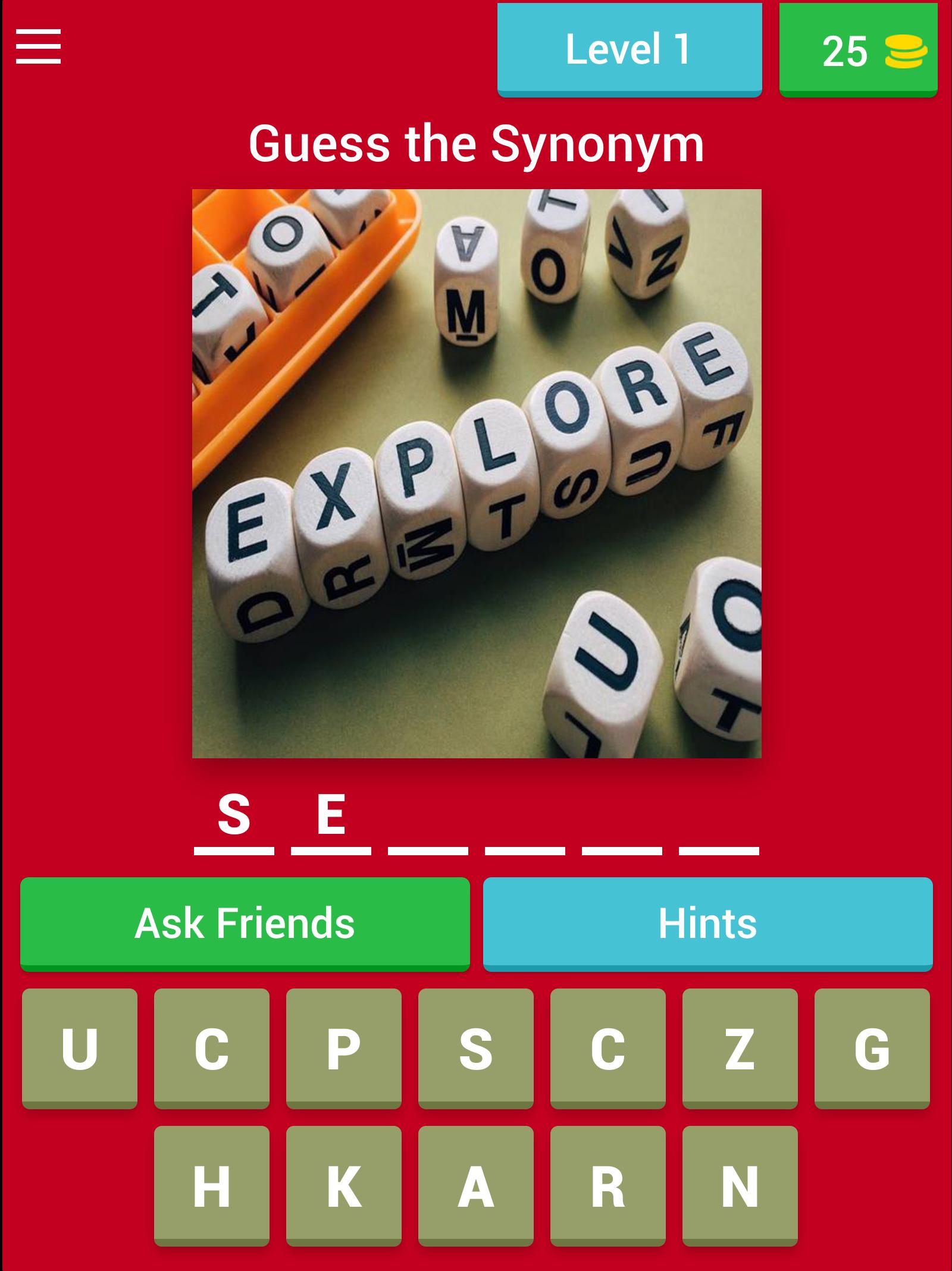 Guess the Synonym for Android - APK Download