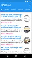GPD Reader - Google+ news পোস্টার