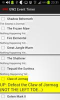 1 Schermata GW2 Event Timer
