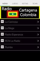 Radio Cartagena Colombia Affiche