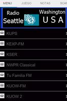 Radio Seattle Washington USA Affiche