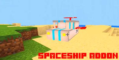 Spaceship Mod Addon MC PE capture d'écran 2