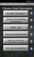 Bet and Surebet Calculator poster