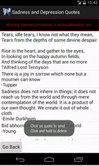 Sadness and Depression Quotes APK download