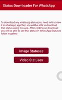 Status Downloader For WhatsApp Poster