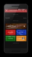 Music Player with Lyrics Plakat