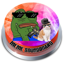 Przycisk "Dank meme soundboard" aplikacja