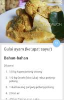 برنامه‌نما Aneka Resep Sayur Ketupat عکس از صفحه