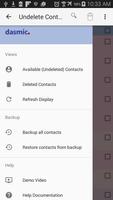 Undelete and Backup Contacts پوسٹر