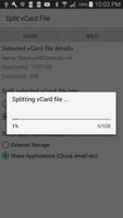 vCard Splitter screenshot 2