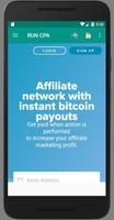 RUNCPA - Affiliate Network with Bitcoin Payout ảnh chụp màn hình 2