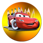 Happy Cars Coloring For Kids icône