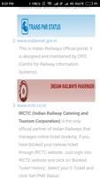 Indian Raiway PNR status اسکرین شاٹ 2