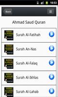 Quran MP3 - Ahmad Saud screenshot 1