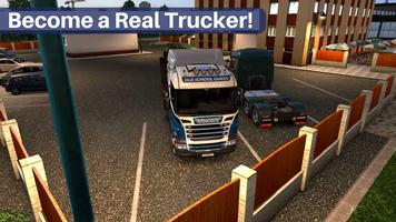 Truck Driving Simulator 2018 الملصق