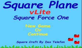 Square Plane vLite -Air Flight Affiche