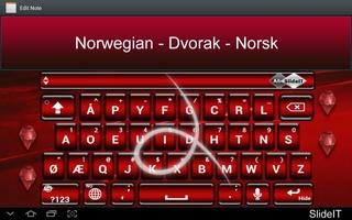 SlideIT Norwegian Dvorak Pack โปสเตอร์