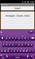 SlideIT Norwegian Dvorak Pack স্ক্রিনশট 1