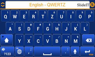 SlideIT English QWERTZ Pack capture d'écran 2