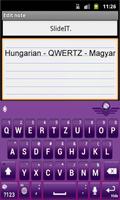 SlideIT Hungarian QWERTZ Pack screenshot 1