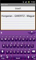 SlideIT Hungarian QWERTZ Pack ảnh chụp màn hình 1