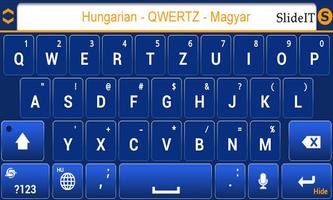 SlideIT Hungarian QWERTZ Pack captura de pantalla 2