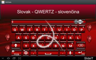 SlideIT Slovak QWERTZ Pack โปสเตอร์