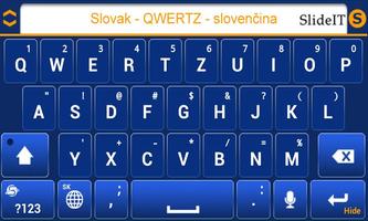 SlideIT Slovak QWERTZ Pack capture d'écran 2