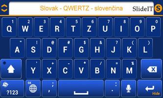 SlideIT Slovak QWERTZ Pack captura de pantalla 2