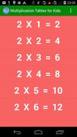 Multiplication Tables for Kids screenshot 2