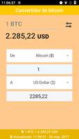 Convertidor de bitcoin پوسٹر