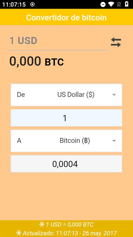 Convertidor De Bitcoin For Android Apk Convertidor De Bitcoin Poster Screenshot 1