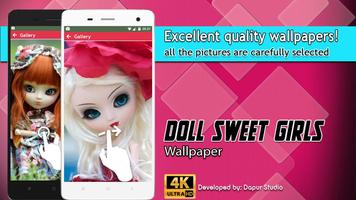 Doll Sweet Girls Wallpaper Ekran Görüntüsü 3