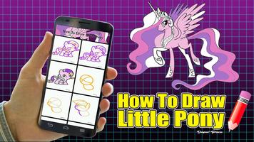 How To Draw Little Pony Affiche