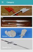 برنامه‌نما Origami Weapons عکس از صفحه