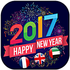 pics & texts 2017 new year icône