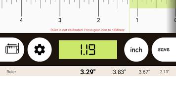 📏 Smart Ruler ↔️ cm/inch measuring for homework! capture d'écran 1