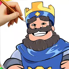 How To Draw Clash eRoyalë Character Step by Step