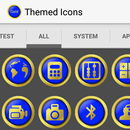 Royal Blue Gold Icon Pack - HD APK