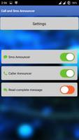 Call and SMS Announcer ảnh chụp màn hình 1