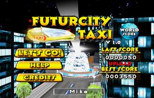 FuturCity Taxi Plakat