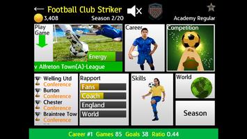 Football Club Striker Affiche