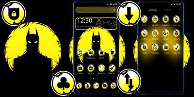 Dark Light Bat Theme स्क्रीनशॉट 3