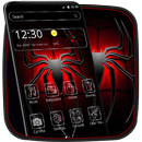 APK Dark Black Red Spider Theme